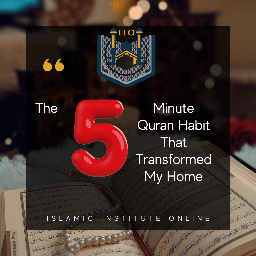 Person reading Quran