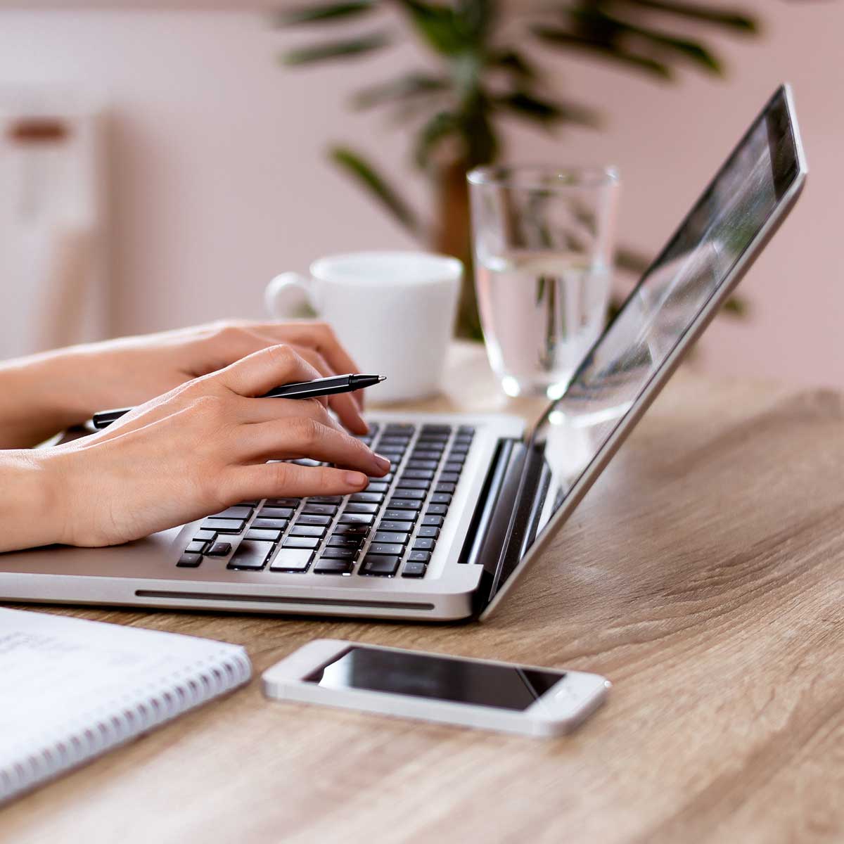 Person reading Quran